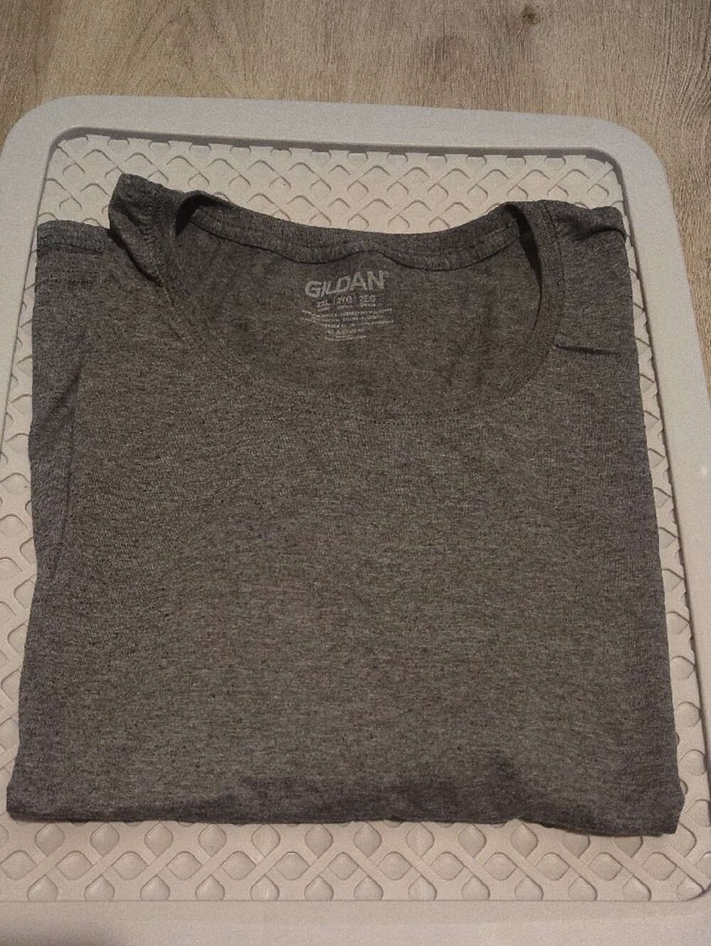 🆕Ladies Scoop Neck T-Shirt Charcoal Sz 2X